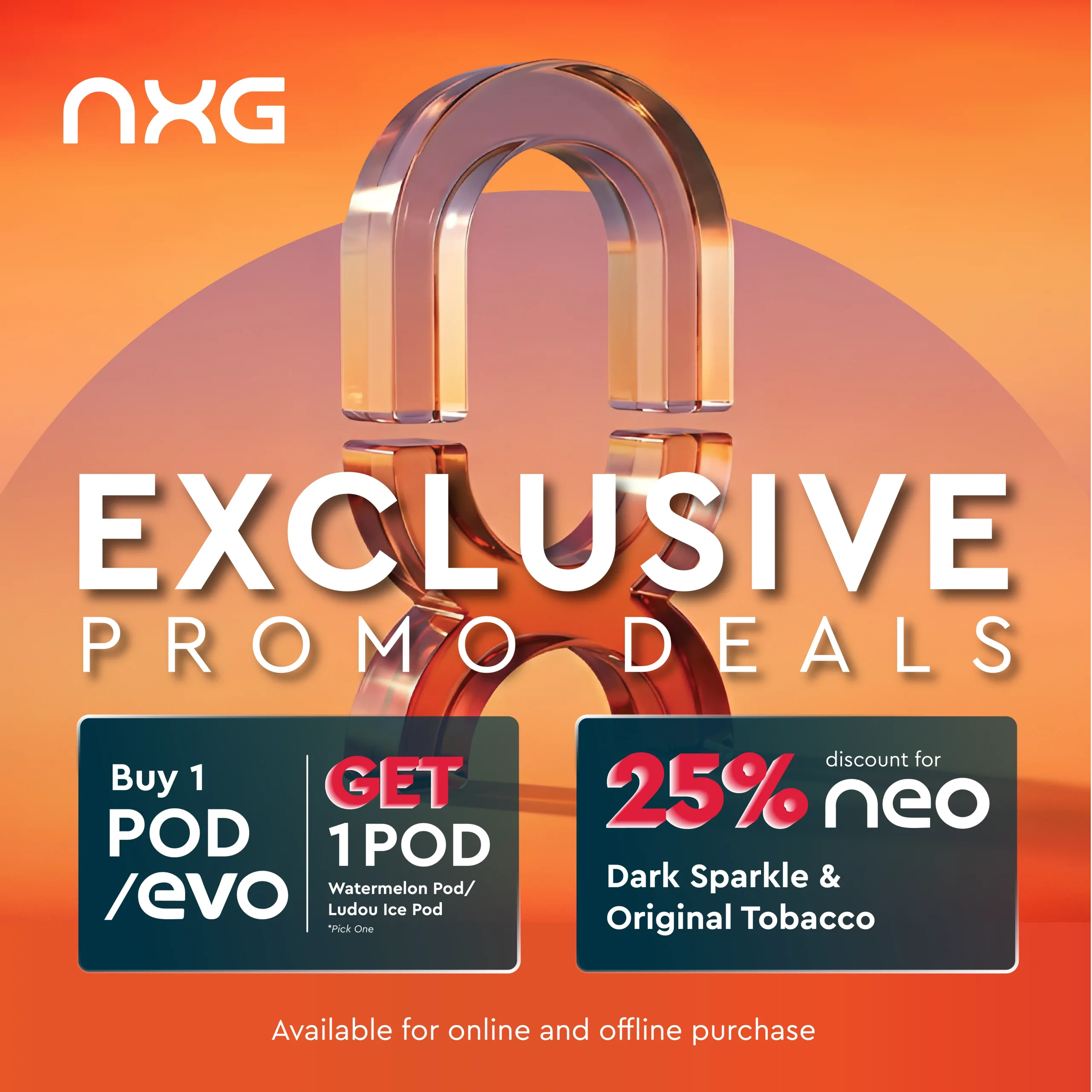 Buy NXG Evo Lumens Free 1 POD